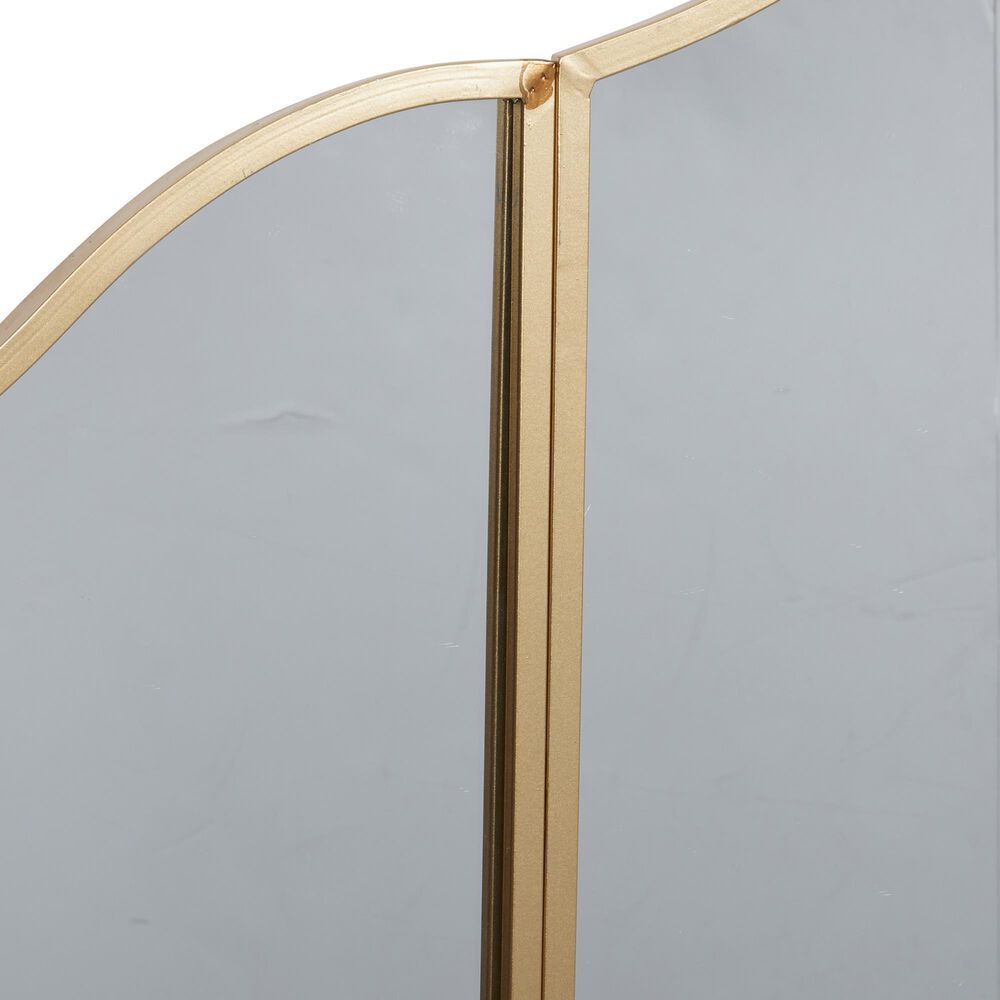 Maple and Jade 53&quot; x 31&quot; Wall Mirror in Glossy Gold, , large
