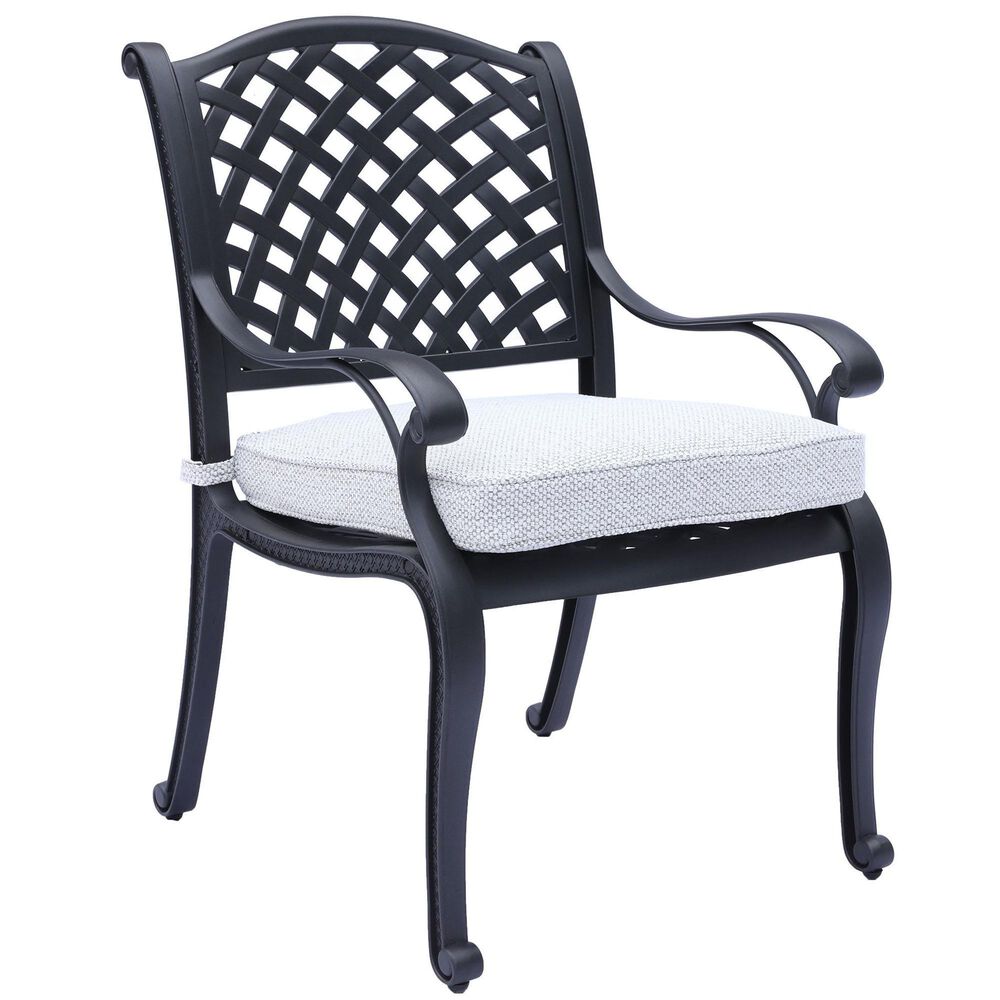 World Source Castle Rock 7-Piece Dining Set in Black, , large