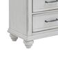 Ashley Kanwyn 3 Drawer Nightstand in Distressed Whitewash, , large