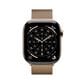 Apple Watch Series 11 (GPS+Cellular) 46mm Titanium Case with Gold Milanese Loop - M/L - Gold - (2025), , large