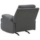 Ashley Side-Swipe Manual Rocker Recliner in Charcoal, , large