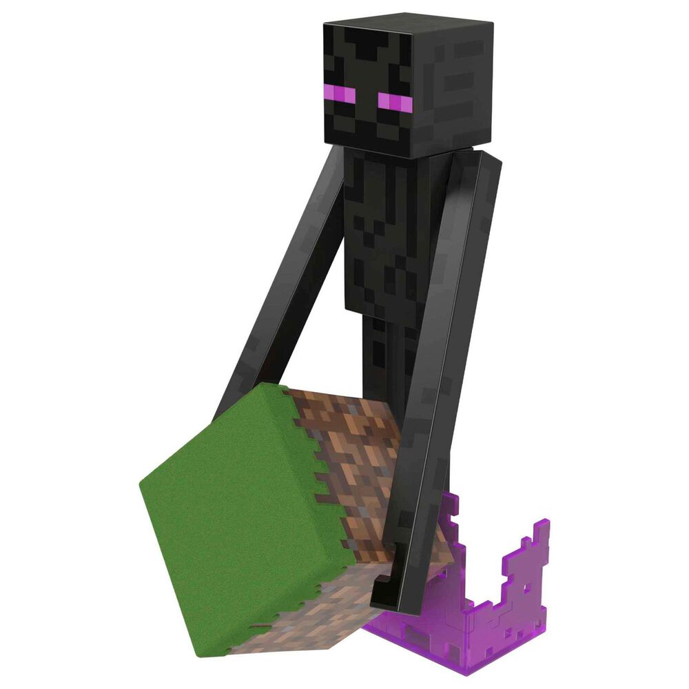 Mattel Mine Craft Diamond Level Enderman Action Figure, , large
