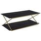 Blue River Westlake Coffee Table in Brushed Gold, , large