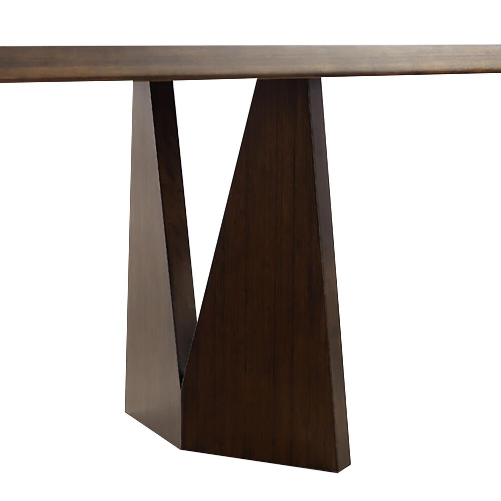 GREENING TON Torrey and Torino 7-Piece Rectangular Dining Set in Black Walnut, , large