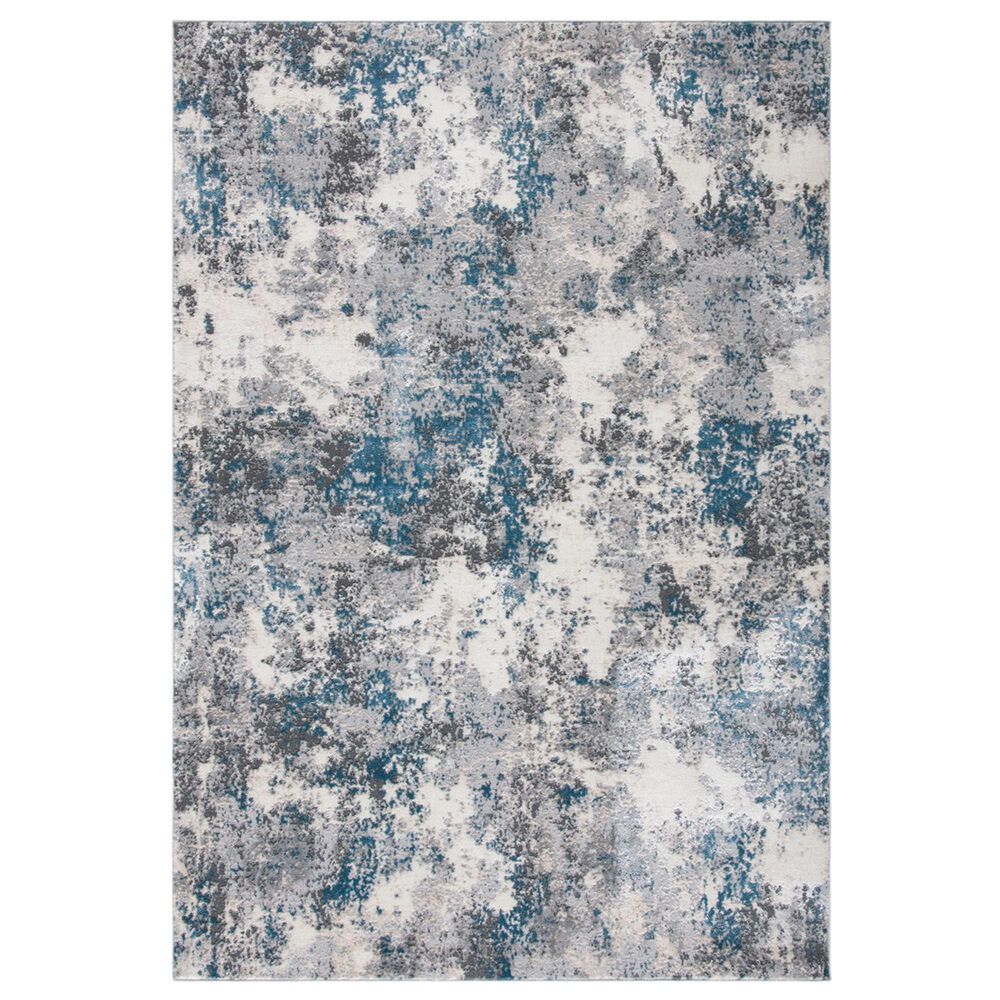 Safavieh Lagoon LGN521F 3" x 5" Grey and Turquoise Area Rug, , large