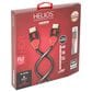 Sanus Full-Motion Wall Mount for 42" - 90" TVs in Black with Red 6" HDMI Cable and Black 7-Outlet Surge Protector Power Strip, , large