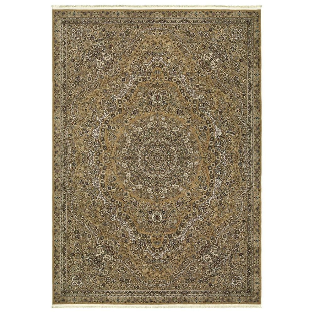 Oriental Weavers Masterpiece 8022J 7"10" x 10"10" Gold Area Rug, , large