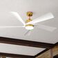 Vaxcel Redmond 52" Integrated LED Ceiling Fan in Satin Brass, , large