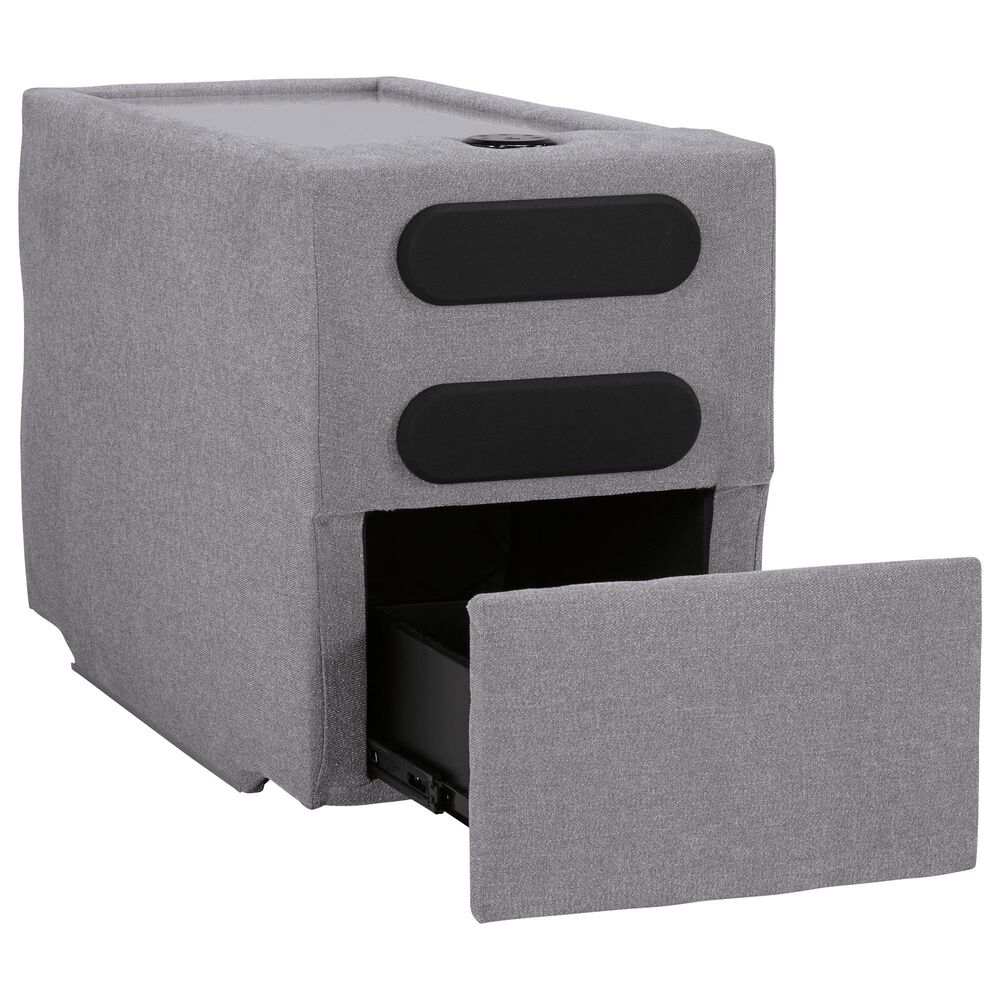 Ashley Modmax 5-Piece Sectional with Audio System and Storage Console in Granite, , large