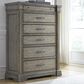 Chapel Hill Madison Ridge 6 Drawer Chest in Madison Ridge Gray, , large