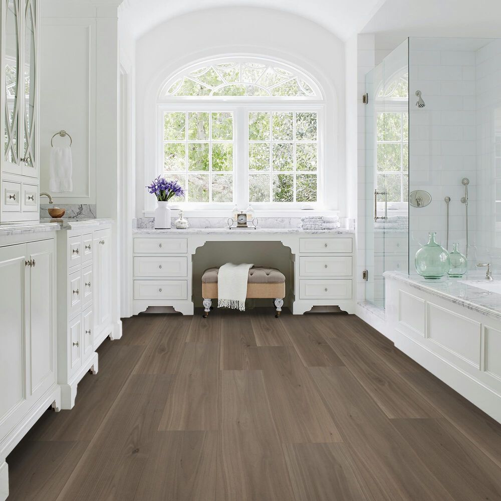 Karastan Danbury Alcove Rainfall Walnut 9&quot; x 81&quot; Laminate, , large