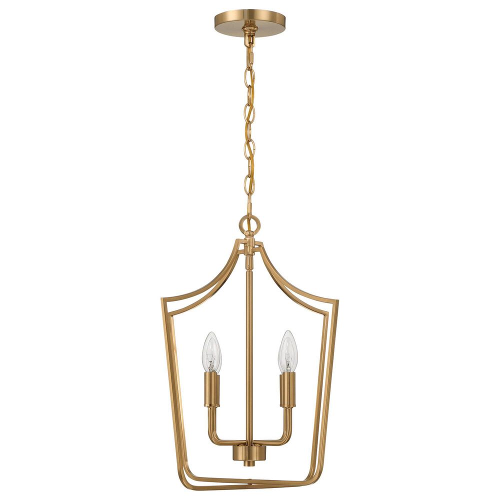 Creative Coop Constance 4-Light Candelabra Chandelier in Brushed Gold, , large