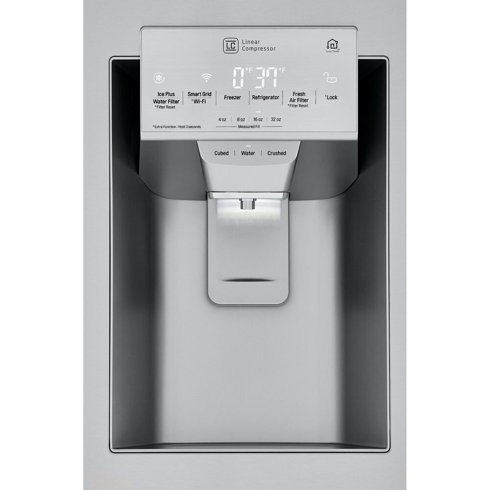 LG 30 Cu. Ft. Door-in-Door French Door Refrigerator with Craft Ice in PrintProof Stainless Steel, , large