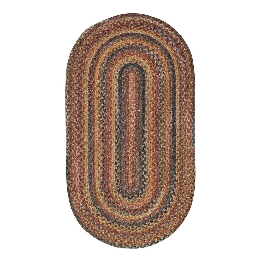 Capel American Legacy 0210-900 2" x 8" Oval Antique Multi Runner, , large