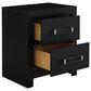 Ashley Maeling 4 Piece Queen Panel Bedroom Set in Matte Black, , large