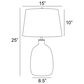 Lite Source Molina Table Lamp in Silver, , large