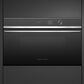 Fisher & Paykel Contemporary 30" Single Electric Wall Oven with 22 Functions in Black and Stainless Steel, , large