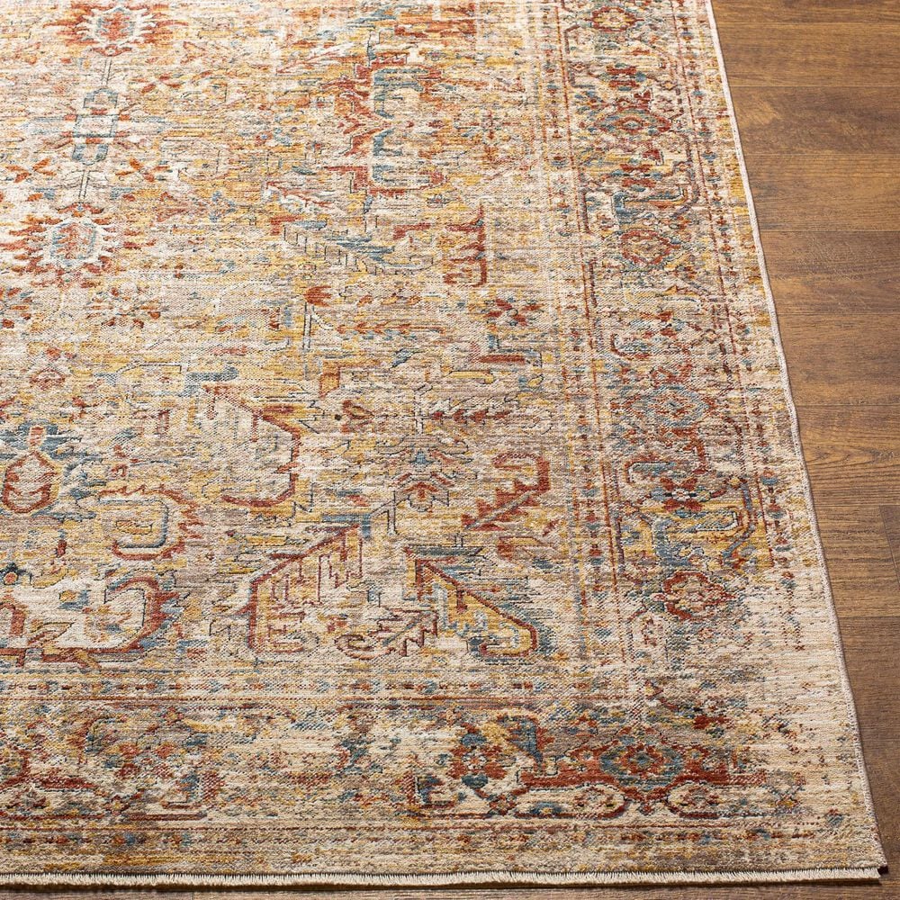 Surya Aspendos 6&#39;7&quot; x 9&#39;6&quot; Gray, Charcoal, Taupe, Dusty Pink, Rust, Burgandy, Mustard, Blue, Black and Cream Area Rug, , large