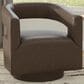 Golden Wave Furniture Brunco Swivel Chair in Dark Brown, , large