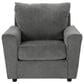 Ashley Stairatt Chair and Ottoman in Gravel, , large