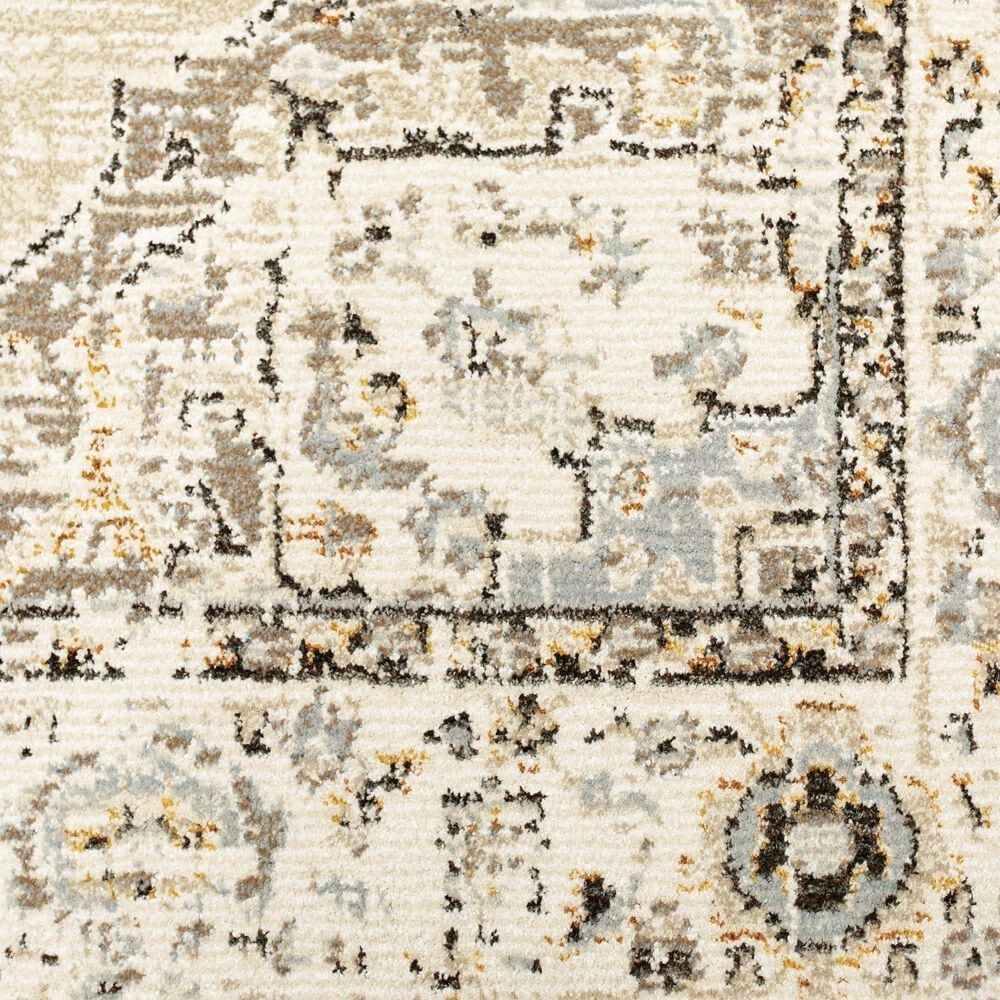 Oriental Weavers Andorra Medallion 7&#39;10&quot; Round Beige Area Rug, , large