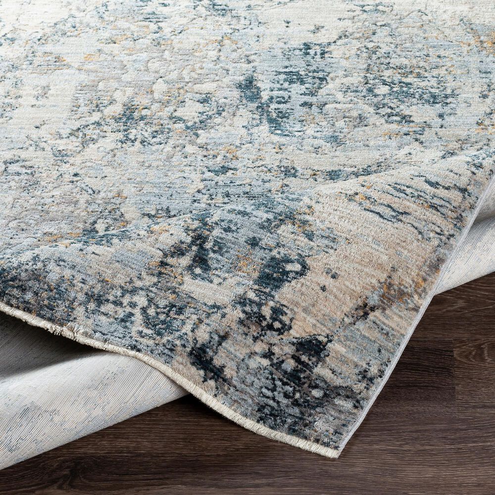 Surya Laila  6&#39;7&quot; x 9&#39;6&quot; Gray, Navy, Camel, Wheat, Beige, Taupe and Cream Area Rug, , large