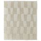 Feizy Ashby Geometric 3"6" x 5"6" Ivory and Beige Area Rug, , large