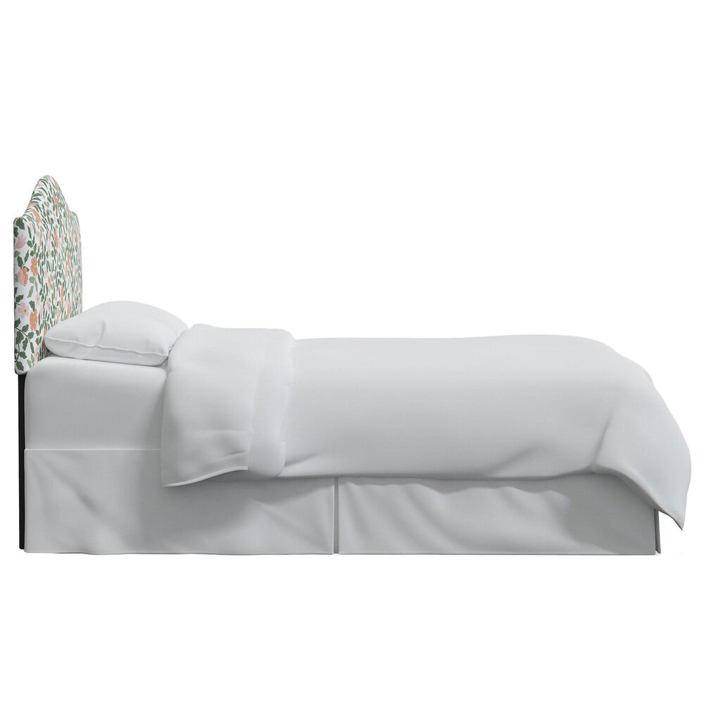 Rifle Paper Co Crafted by Cloth &amp; Company Mayfair Full Headboard in Aviary Black/Cream, , large