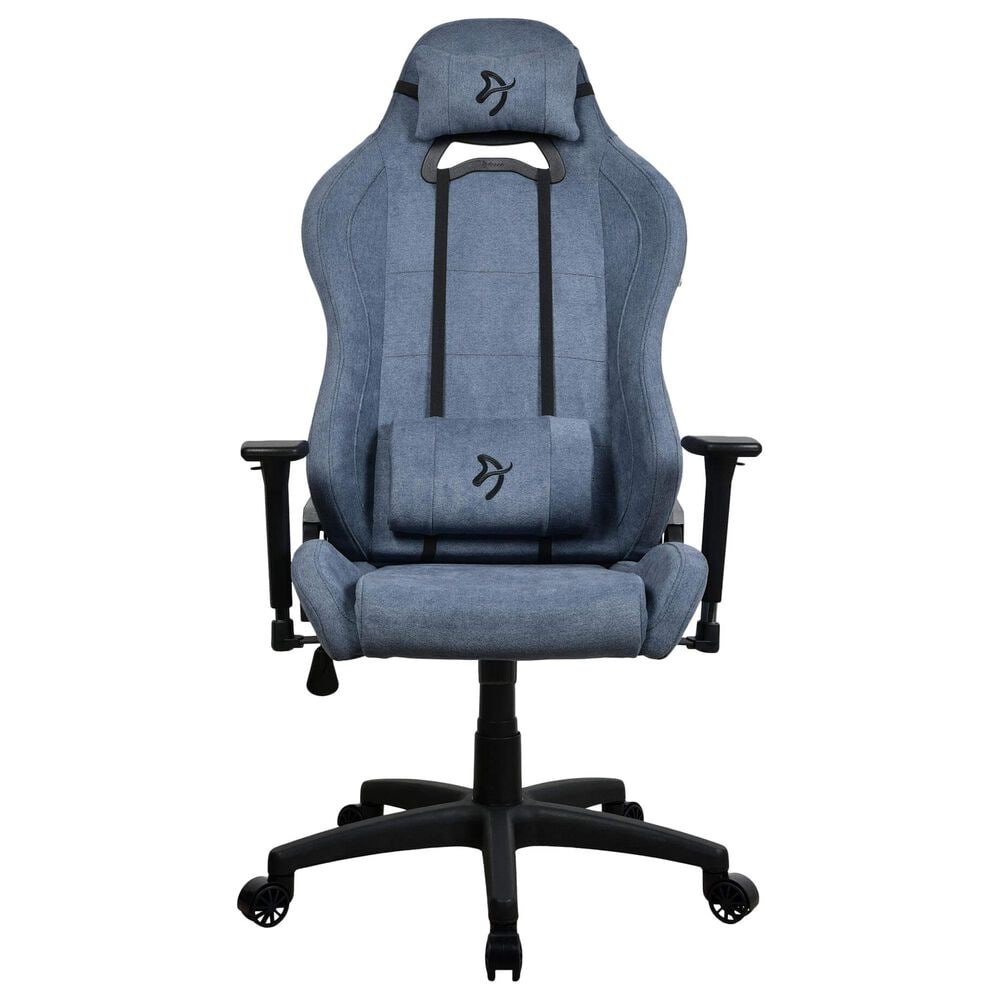 Arozzi Torretta 2023 Edition Soft Fabric Ergonomic Gaming Chair in Blue, , large