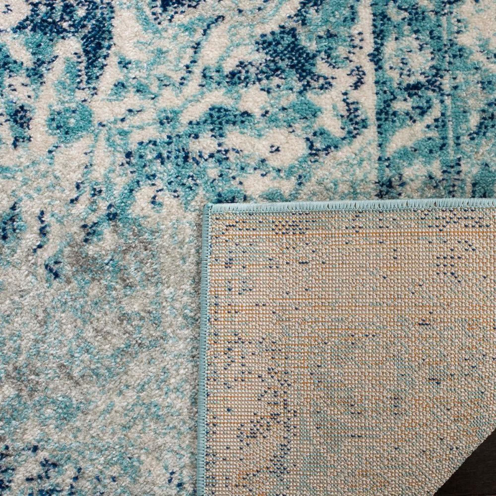 Safavieh Madison MAD152M 5'3" x 7'6" Ivory and Blue Area Rug, , large