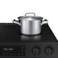 Samsung Bespoke Bespoke 6.3 Cu. Ft. Smart Slide-In Electric Smart Range with 5 Elements in Matte Black Steel, , large