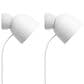 Google Nest 2-Pack Outdoor Smart Security Camera in Snow (2rd Gen), , large