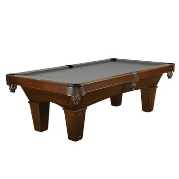 Brunswick Billiards Allenton 8" Pool Table with Gunmetal Felt in Tuscana, , large