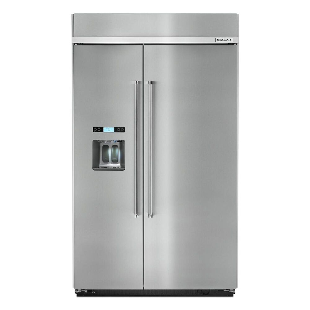 KitchenAid 48" Built-in Side by Side Refrigerator, , large