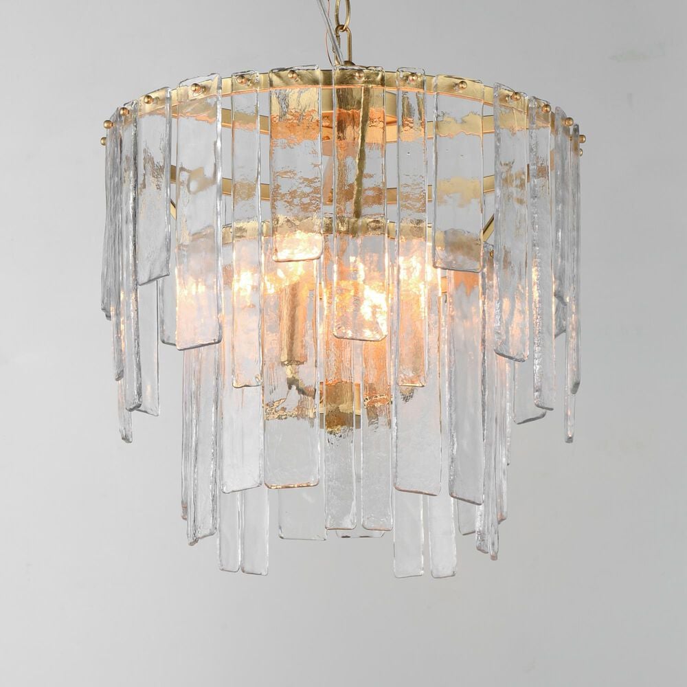Maxim Lighting Warren 4-Light Semi-Flush in Gold Leaf, , large
