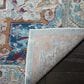Safavieh Aria ARA119E 2" x 12" Beige and Blue Runner, , large