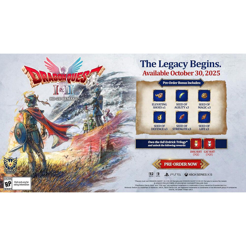 Dragon Quest I and II HD-2D Remake - PlayStation 5, , large