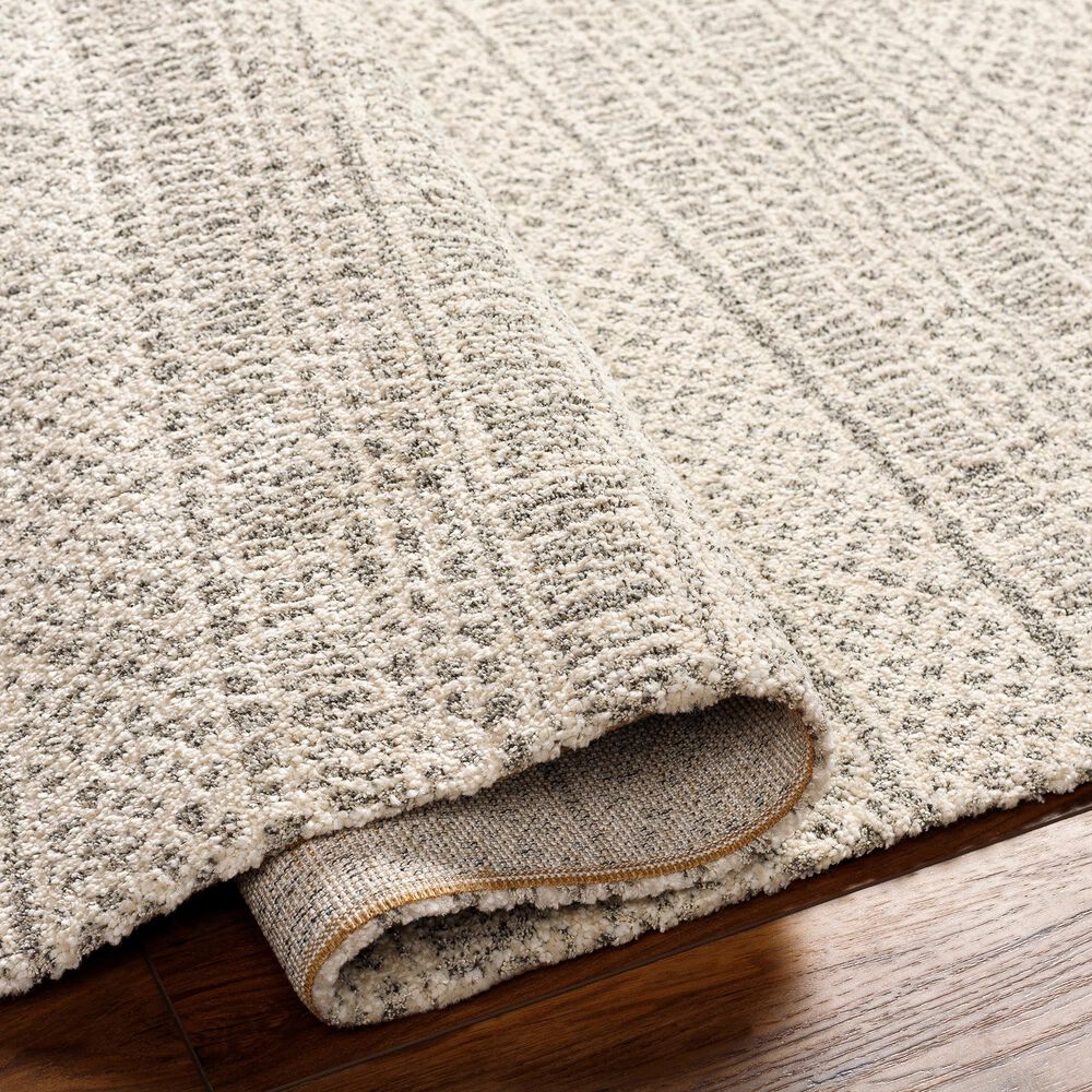 Surya Gavic 7&#39;10&quot; x 10&#39; Medium Gray and Ivory Area Rug, , large