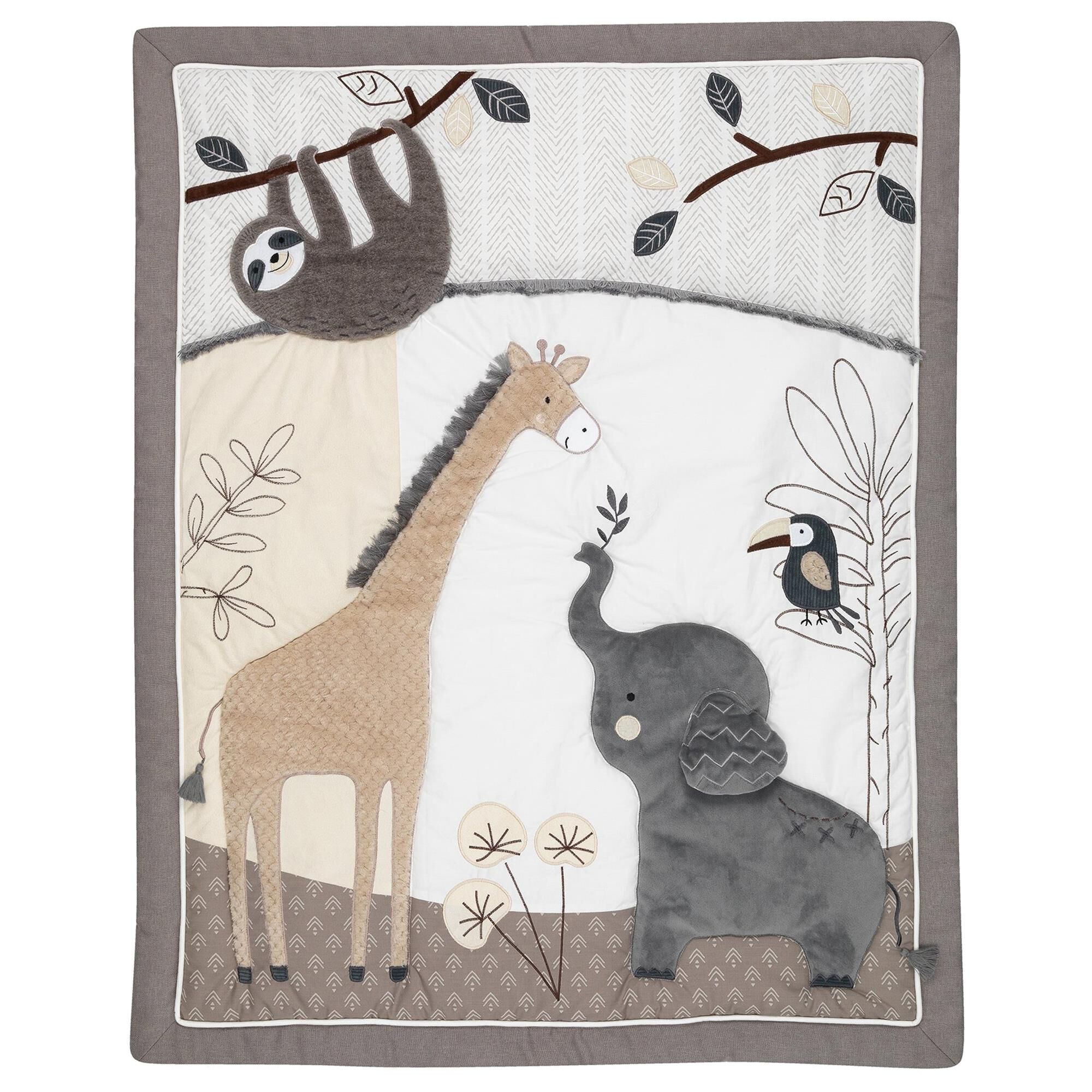 Jungle animal deals crib bedding