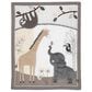 Lambs and Ivy Baby Jungle Animals 4-Piece Crib Bedding Set in Gray, White and Taupe, , large
