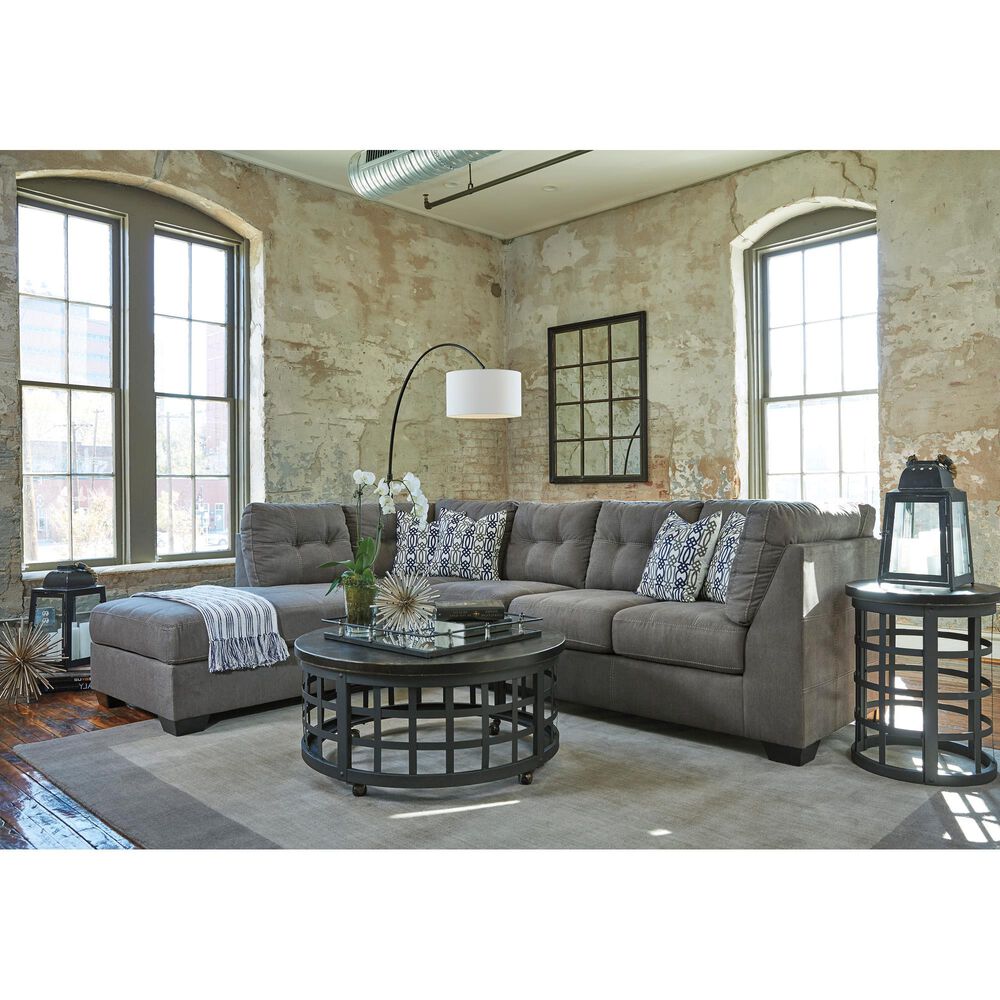 Ashley Pitkin 2-Piece Left Facing Sectional with Chaise in Slate, , large