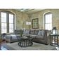 Ashley Pitkin 2-Piece Left Facing Sectional with Chaise in Slate, , large