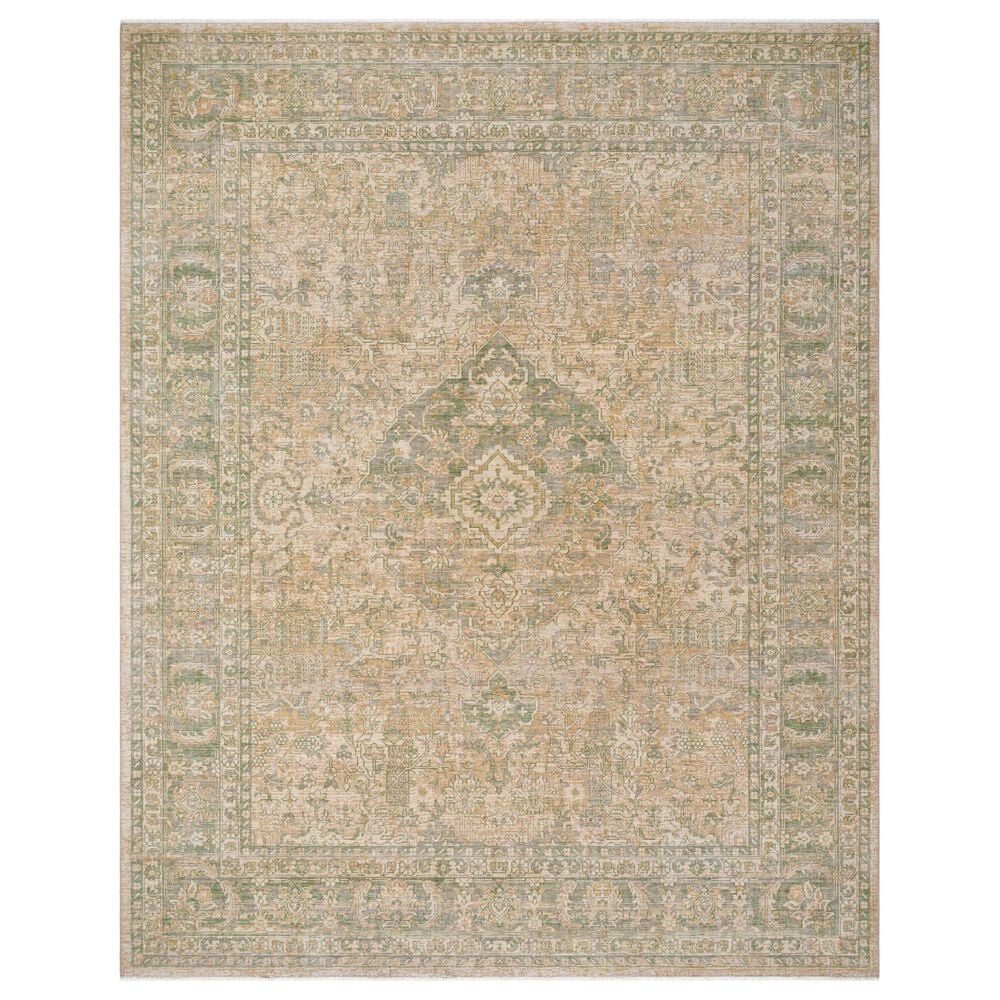 Surya Once Upon a Time Light Beige, Tan, Taupe, Olive, Dusty Coral and Sage 1&#39;11&quot; x 2&#39;11&quot; Area Rug, , large