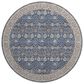 Dalyn Rug Company Hatay HY8 8" Round Navy Area Rug, , large