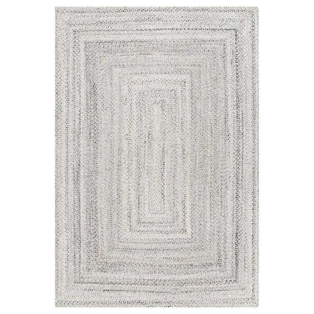 Surya Azalea 10" x 14" Medium Gray, Black and Cream Area Rug, , large