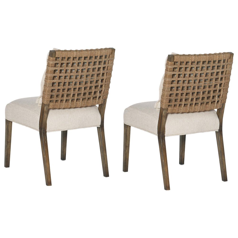 Hooker Furniture Sundance Woven Back Side Chair in Cliffside &#40;Set of 2&#41;, , large