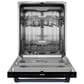 THOR KITCHEN Gordon Ramsay 24" Built-In Dishwasher with Navy Blue Handle Kit in Matte Black, , large