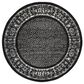 Safavieh Adirondack ADR110A-4R 4" x 4"  Black/Silver Round Rug, , large