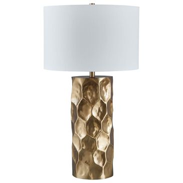Ashley Marshawn Metal Table Lamp in Gold, , large