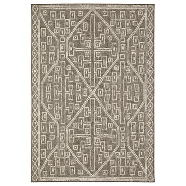 ROW by Oriental Weavers Zarina Southwestern Brown and Beige 3"3" x 5" Indoor/Outdoor Area Rug, , large